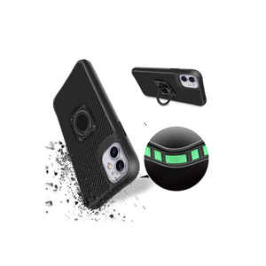 Étui de protection en silicone anti-traces de doigts Netzy SAFA Timo Premium pour iPhone 12 Plus, emballage de vente au détail - Noir - Product Image 3