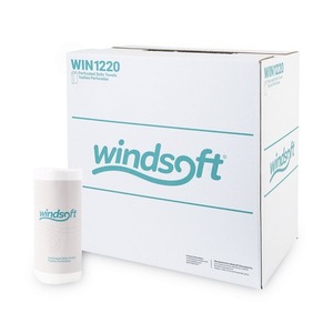 Windsoft 11 In. X 8.8 In. 2-Ply Disposable <b>Kitchen</b> <b>Paper</b> Towels Absorbent 30 Rolls/Carton-White - Product Image 6