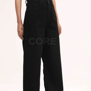 Pantalones vaqueros acampanados de alta calidad para mujer, novedad de 2025, pantalones vaqueros Acampanados para mujer en stock - Product Image 3