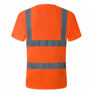 Dernières conceptions de marque haute visibilité hommes manches courtes vêtements de travail chemise équipage Fitness nouveau Design hommes chemises de sécurité pour garçons - Product Image 6