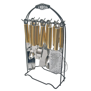 Juego de Utensilios de Cocina Premium de 13 Piezas para el Hogar, Juego de Herramientas de Cocina de 13 Piezas para Uso Diario, Material de Acero Inoxidable - Product Image 2