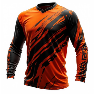 Obtenga Camisetas de Motocross Personalizadas, Transpirables y Duraderas, Diseñadas para la Comodidad del Piloto, Flexibilidad y Resistencia, Carreras de Autos de Motocross - Product Image 2