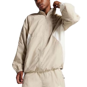 Veste coupe-vent décontractée pour homme, automne, avec fermeture éclair, légère, en nylon/polyester, imperméable, respirante, manches longues - Product Image 1