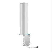 Antenne omnidirectionnelle extérieure cylindrique 12 dBi pour connecteur RF, 698-2700 MHz, polarisation verticale, pour routeur cellulaire