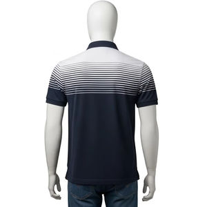 Polo pour homme à manches longues en tissu imprimé, élégant, doux et confortable, idéal pour un usage quotidien et décontracté en hiver. - Product Image 4