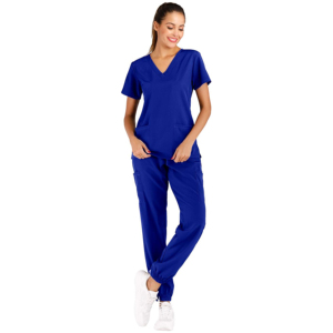 Uniformes Médicos Elásticos y Transpirables Unisex, Conjuntos Deportivos de Calidad Estable, Uniformes de Clínica de Manga Corta para Hospital - Product Image 6
