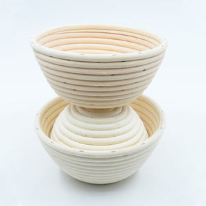 Cesta de Mimbre Tejida a Mano Wintop para Fermentación, Cesta de Pan de Ratán con Base de Plástico y Silicona, Utensilios de Cocina para Hornear - Product Image 6