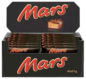 Barra de Chocolate Mars 24 x 51g - Product Image 1