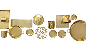 Vintage Elegant Reusable Metal Silver Antique Color Finished With Three Bowl Set Restaurant Round <b>Serving</b> Tray & Bowl - Product Image 6