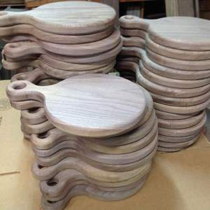 เขียงไม้อะคาเซียทรงสี่เหลี่ยมทนทานเขียงไม้สับไม้โรสวู้ดจำเป็นสำหรับใช้ในครัว - Product Image 2