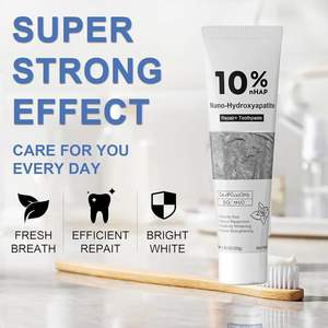 Pasta Dental con 10% de Nano Hidroxiapatita, Sin Flúor, Repara el Esmalte, Blanqueadora, para Dientes Sensibles, con Sabor a Menta, 120g - Product Image 2