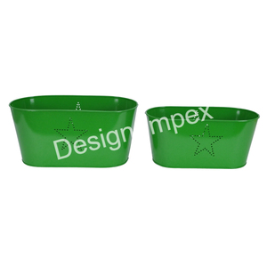 ชาวไร่สวนรูปไข่รูปแบบดาวเคลือบสูงคุณภาพที่ยอดเยี่ยมยอดนิยมชาวไร่กลางแจ้งในร่มกระถางดอกไม้ในราคาที่แข่งขัน - Product Image 3