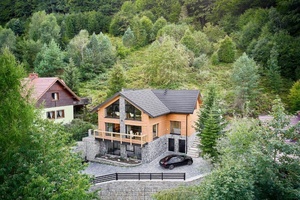 Hotel di lusso in legno di <span class=keywords><strong>pino</strong></span>/cabina di tronchi/chalet per le vacanze - Product Image 5