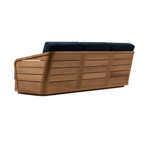 Sofá de Madera de Teca Sólida para Interiores y Semi-Exteriores, Muebles para Sala de Estar, Hotel, Villa, Resort, Área de Descanso - Product Image 3