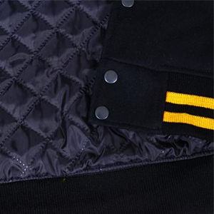 Vestes universitaires pour hommes de grande taille vestes universitaires vierges en gros veste universitaire letterman unie avec logo personnalisé pour hommes - Product Image 5