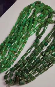 11 Strand Natural Chrysoprase <b>Stone</b> <b>Beads</b> 1458 Ct Lot 17 Inch Green Gemstone Necklace Fancy Iroc Sales Necklace - Product Image 2