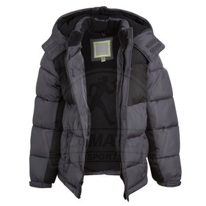 Chaqueta Acolchada con Capucha para Hombre, Estilo Urbano, Ecológica, Personalizable, a la Moda, para Invierno, con Cuello Alto, de Secado Rápido y Transpirable - Product Image 3