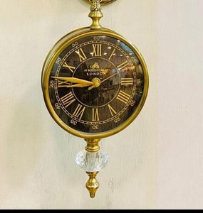 Thanh Lịch Thạch Anh Kim Loại Hươu Đầu Đồng Hồ Treo Tường Antique <span class=keywords><strong>Brass</strong></span> Cổ Điển Phong Cách Sang Trọng Trang Trí Nội Thất Cho Nhà Phòng Khách - Product Image 3