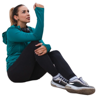 Ensemble Sport Décontracté pour Femme Musulmane : Tunique Longue et Pantalon, 100% Polyester Brodée, Tenue Modeste