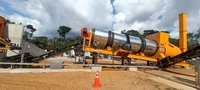Centrale à asphalte LAL'S avec chauffage à l'huile thermique et structures modulaires à faible coût d'entretien