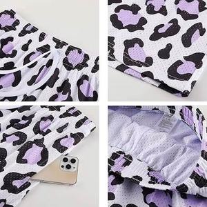 PURE Custom Logo Wholesale Sublimated Printed Breathable <b>Checkered</b> Polyester Workout Board <b>Men's</b> Mesh <b>Shorts</b> - Product Image 3