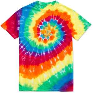 T-shirt en coton pour hommes de qualité supérieure à manches courtes col rond Durable 200 grammes tissu tie-dye Style coloré pour le fitness ou un usage quotidien - Product Image 4