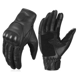Gants de moto imperméables de course à doigts complets en cuir de vachette de qualité supérieure pour unisexe avec ODM OEM - Product Image 1