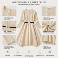 Robe plissée sur mesure, mode féminine, fabricant OEM, fournisseur de vêtements à marque privée pour les marques de boutiques, production en petites séries