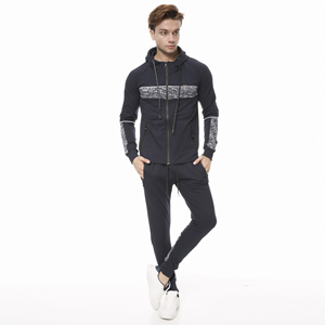 ชุดวอร์มมีฮู้ดสำหรับผู้ชายชุดวอร์มมีฮู้ดและสเวตเชิ้ต100% โลโก้สำหรับฤดูใบไม้ร่วง - Product Image 1