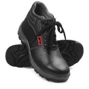 Chaussures de sécurité en cuir à lacets pour hommes, robustes, avec embout en acier et protection de la semelle intermédiaire en acier |   Toutes saisons - Product Image 4