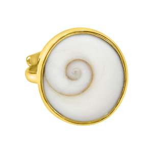 NOVAMART Fine ARIHANT GEMS & JEWELS Natural Certified Gomti Chakra <b>Adjustable</b> <b>Ring</b> Astrological Gemstone Crystal <b>Rings</b> Product L - Product Image 3