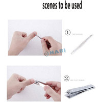 Ensemble de manucure et pédicure 7-en-1 en acier inoxydable, étui en cuir, kit de toilettage comprenant des coupe-ongles, des outils de soins personnels, emballage en boîte