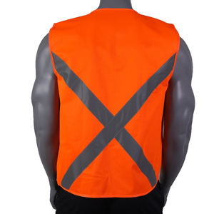 Gilet de sécurité haute visibilité avec logo personnalisé pour hommes, vêtements de travail imperméables et très réfléchissants - Product Image 2