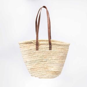 Sac fourre-tout d'épaule en paille tressé à la main, ouvert, à deux anses, imperméable, avec doublure en polyester, capacité 3L+, pour la plage et les voyages - Sac à main tendance - Product Image 4