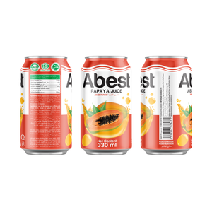 Concentrado de jugo de papaya bajo en carbohidratos de etiqueta privada OEM ODM latas de bebidas de frutas y verduras jugo privado personalizable frutas y verduras - Product Image 3