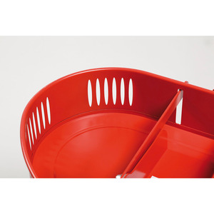 Contenitore di raccolta di sicurezza 65 litri di volume, acciaio, rosso, con ammortizzazione del coperchio - Product Image 3