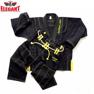 Kimono deportivo elegante con ajuste personalizado Jiu Jitsu Gi Pearl Weave, diseño más nuevo con etiqueta personalizada para BJJ y Jiu Jitsu Taekwondo Karate - Product Image 2