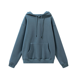 Nuevo último diseño Hombres Estilo de moda Sudadera con capucha recortada French Terry Sudadera con capucha de gran tamaño Hombres Puff Impresión Bordado Sudaderas con capucha personalizadas - Product Image 5