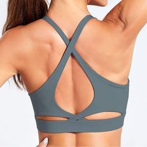 Soutien-gorge de sport de compression personnalisé avec votre logo personnalisé Gym Performance Sports Bra Women Fitness Breathable Bra - Product Image 6