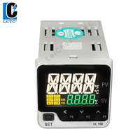 Contrôleur de température intelligent numérique LCD PID TC/RTD pour four, sortie SSR/relais avec RS485, précision de mesure de 0,2 %