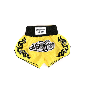 Pantalones Cortos de Boxeo Personalizados para Hombre, de Satén, Elásticos, Lisos, para Artes Marciales, 100% Poliéster, Ligeros y de Secado Rápido - Product Image 4