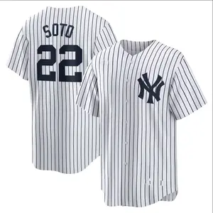 Homens Mulheres Juventude 2024 New York #22 Juan Soto Branco Casa YANKEESSS beisebol Jersey Costurado S-5XL