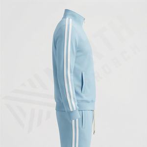 ชุดวอร์มออกกำลังกายแบบสลิมฟิตสำหรับผู้ชาย ออกแบบโลโก้ได้เอง ชุดกีฬา ชุดวิ่ง ชุดออกกำลังกาย ชุดฟิตเนส - Product Image 3