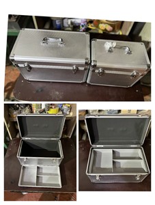 Top Choice for Storage Black/White Medical case <b>Metal</b> <b>corners</b>, luxurious chrome-plated locks and handles - Product Image 5