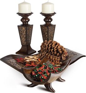 Bolas decorativas de nogal modernas, diseño de bolas decorativas para el hogar, artesanías, adornos de bolas doradas, decoración del hogar para manualidades de regalo - Product Image 2