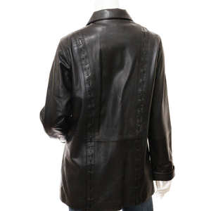 Chaqueta de Cuero para Mujer de Diseño Profesional en Venta, Chaqueta de Cuero de Manga Larga para Mujer de la Mejor Calidad para Uso Casual - Product Image 2