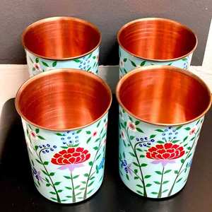 Vaso de cobre Premium Taza para beber Moderno Hecho a mano Exportación Calidad Hogar Bar Cocina Artículo de regalo - Product Image 6