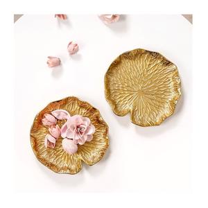 Ornate cast aluminum <b>serving</b> <b>platter</b> with sculpted borders and smooth base designed for formal dinners and <b>buffets</b> - Product Image 1