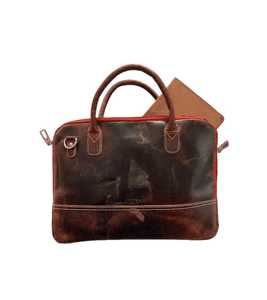 World Crafted Impex Handmade 100% Pure Buffalo Leather MacBook Bag Bolsa de computadora portátil impermeable de calidad premium para regalos - Product Image 1