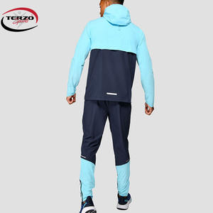 Survêtement respirant sur mesure de grande taille 2024, logo réfléchissant de haute qualité, vêtements de sport pour hommes, jogging, coupe-vent - Product Image 2
